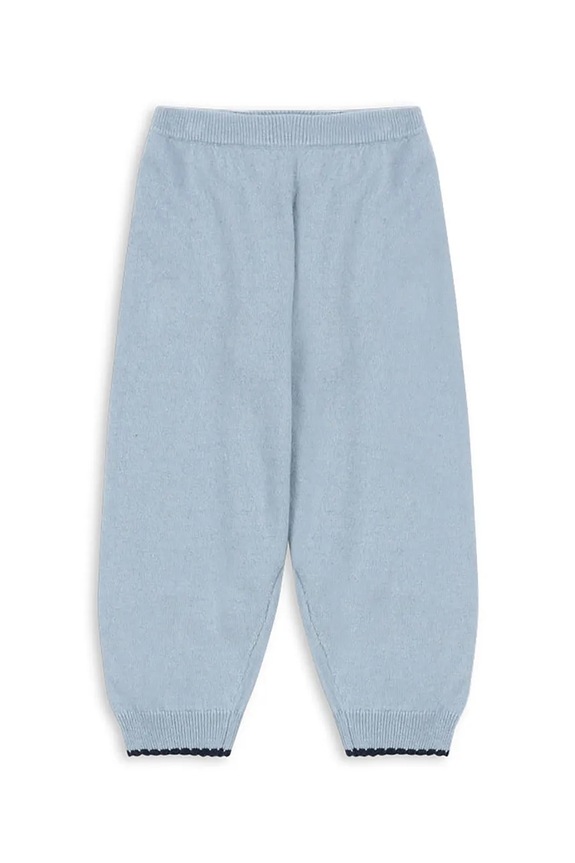 Παιδικά κολάν Konges Sløjd ALEXA KNIT PANTS βαμβάκι μπλε KS101391.9BYA