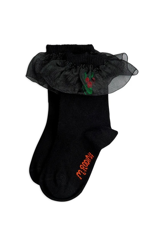Παιδικές κάλτσες Mini Rodini Lingonberries μαύρο 25760130
