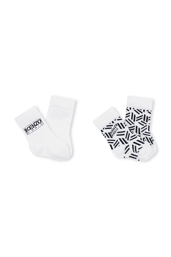 Kenzo Kids skarpetki dziecięce 2-pack biały K61209
