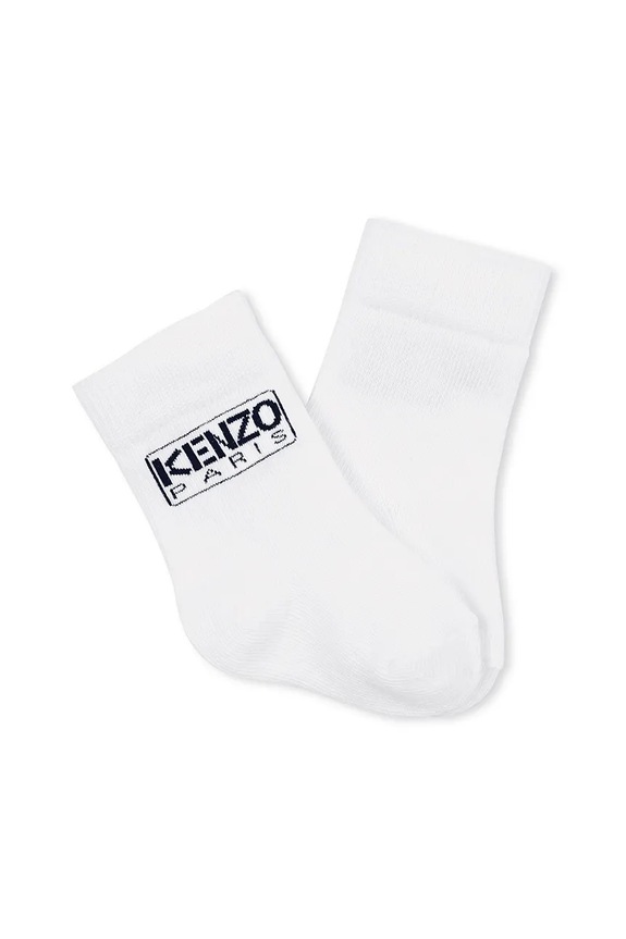 Kenzo Kids skarpetki dziecięce 2-pack biały K61209