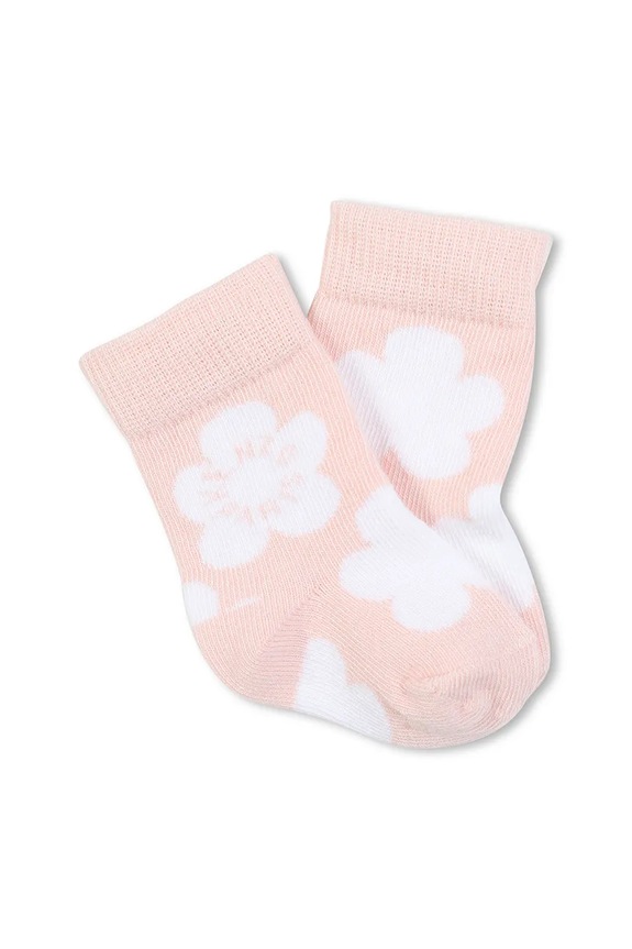 Kenzo Kids skarpetki dziecięce 2-pack K61209 różowy AW25