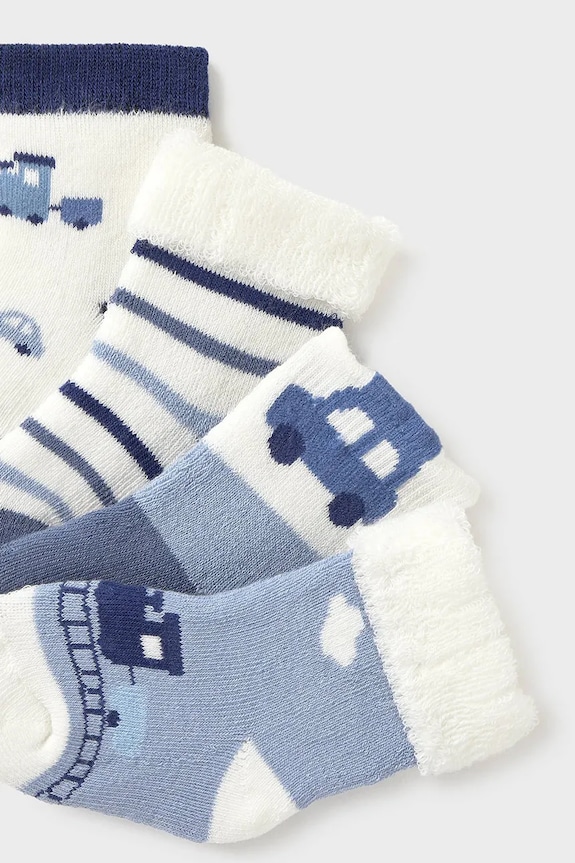 Дитячі шкарпетки Mayoral Newborn 4-pack 9917.1A.Newborn.9BYA блакитний AW25