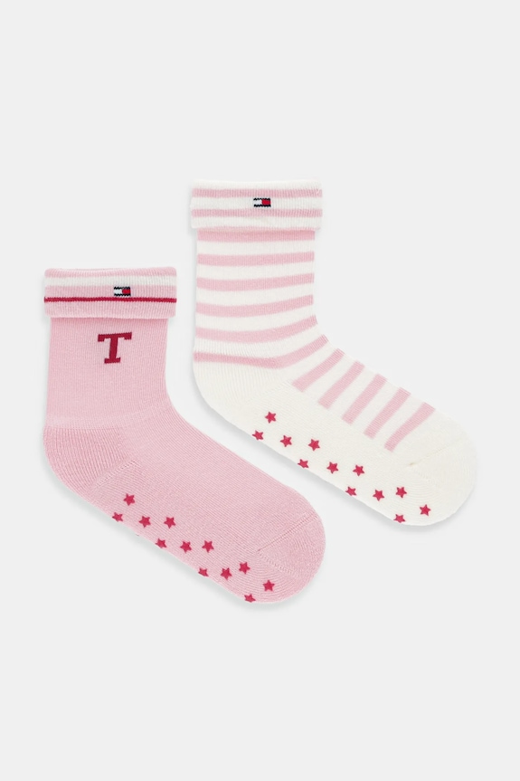 Παιδικές κάλτσες Tommy Hilfiger 2-pack ροζ 701236337.9BYA
