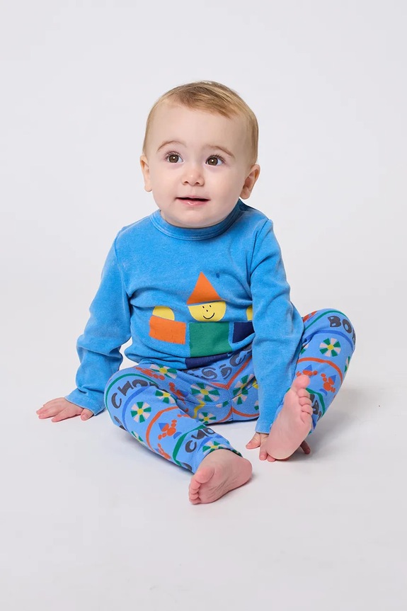 Bobo Choses leggings neonato/a Toys blu 225FB011