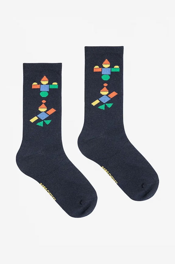 Хлопчик Дитячі шкарпетки Bobo Choses Happy 3-pack 225FI001 рожевий