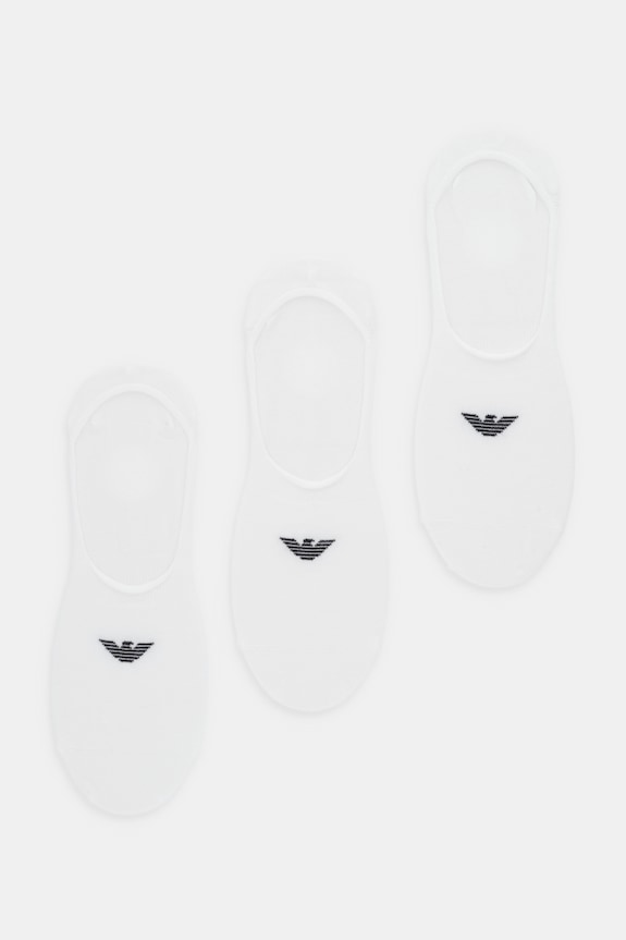 Emporio Armani Underwear stopalke moške paket 3 kosov Kratke nogavice bela EM000548.AF14446