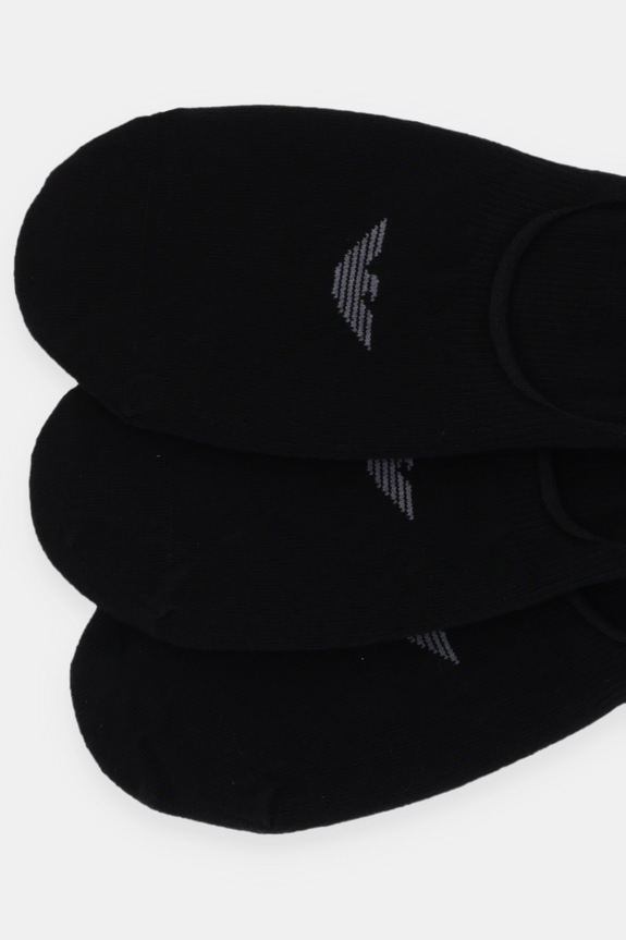 Emporio Armani Underwear Șosete scurte bărbați pachet de 3 EM000548.AF14446 negru SS26