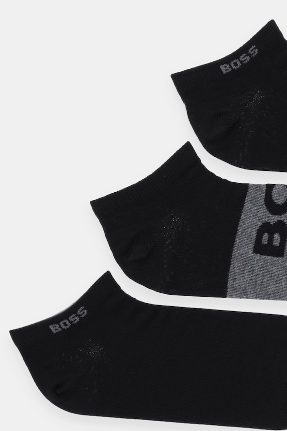 Μικρές κάλτσες BOSS 3-pack Bashinah 50543482 μαύρο SS26