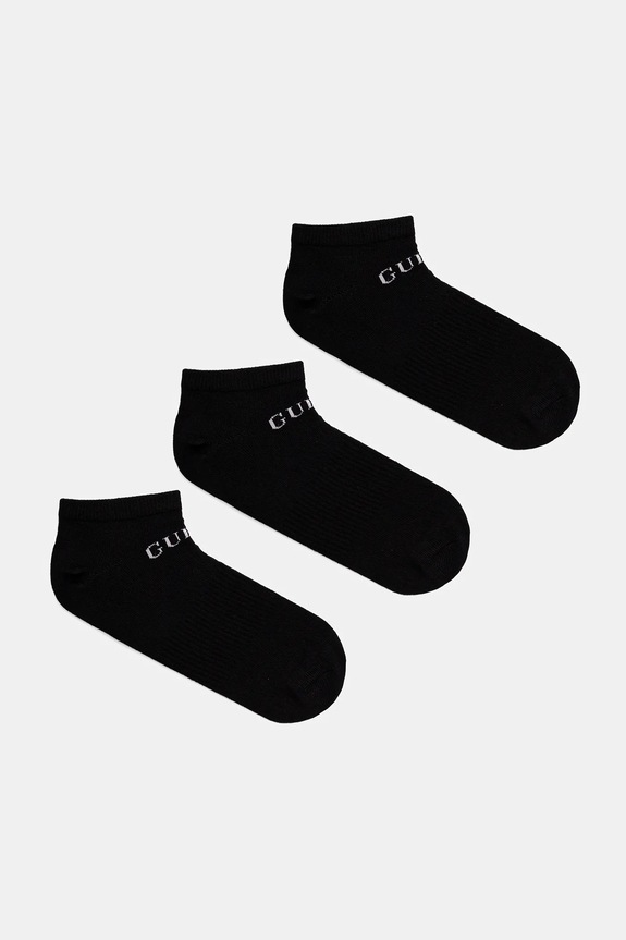 Guess șosete 3-pack sosete lungi negru U4YG50.Z3F60
