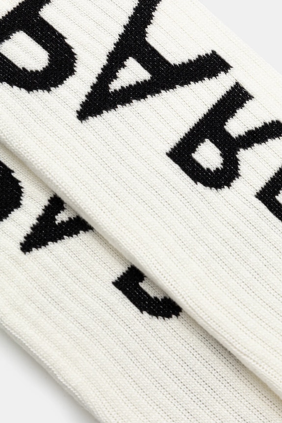 Κάλτσες by Parra Reversed flag logo crew 54455 μπεζ AW25