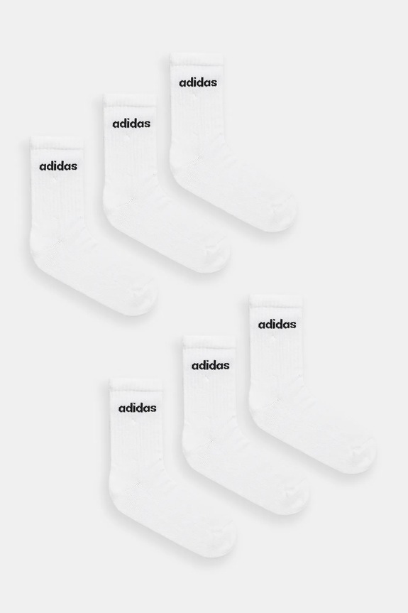 Čarape adidas 6-pack visoke čarape bijela JL6096