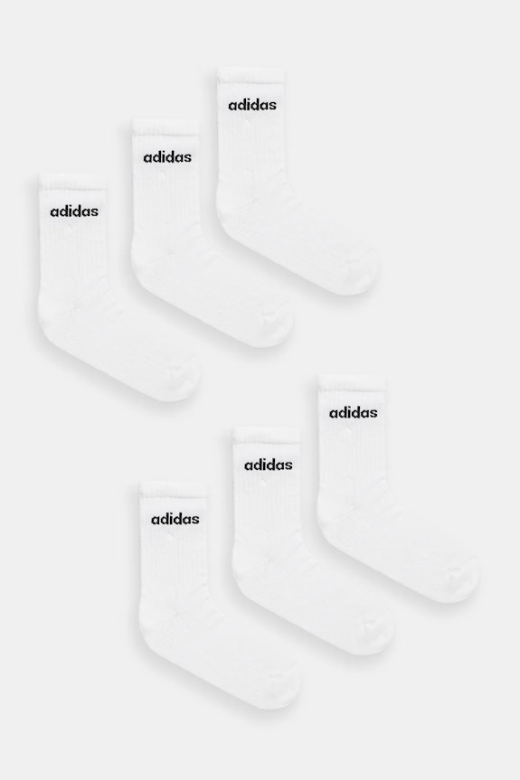 Čarape adidas 6-pack visoke čarape bijela JL6096