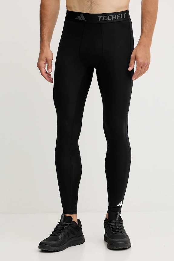adidas Performance leggins de antrenament Techfit tricotaj negru IN5590