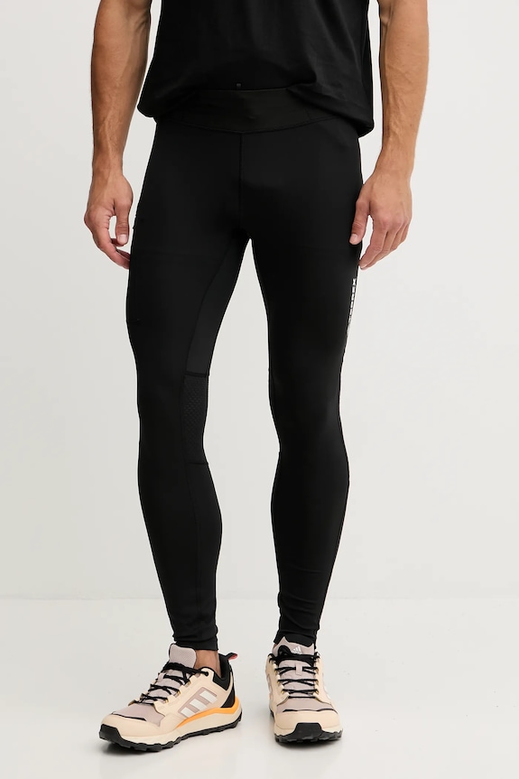 Športové legíny adidas TERREX Xperior s elastanom čierna JM0413
