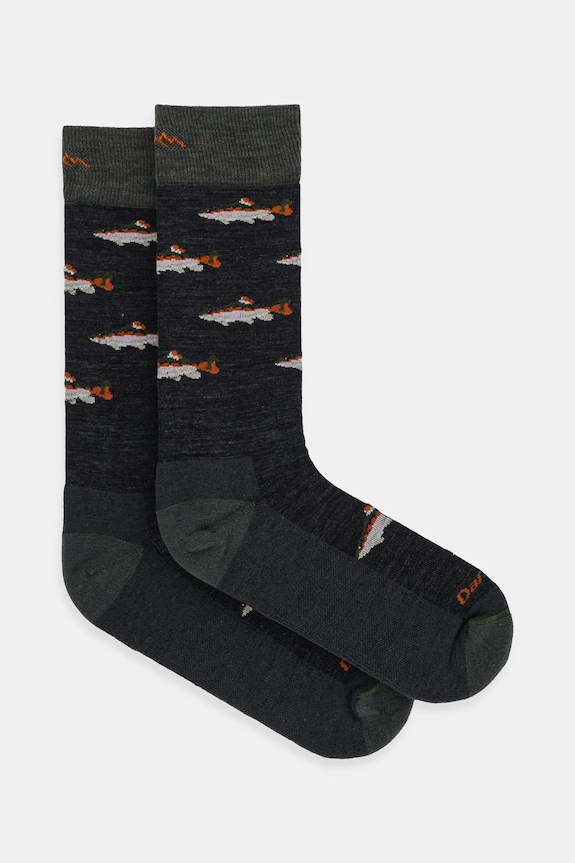 Μάλλινες κάλτσες Darn Tough ψηλές κάλτσες γκρί 6085