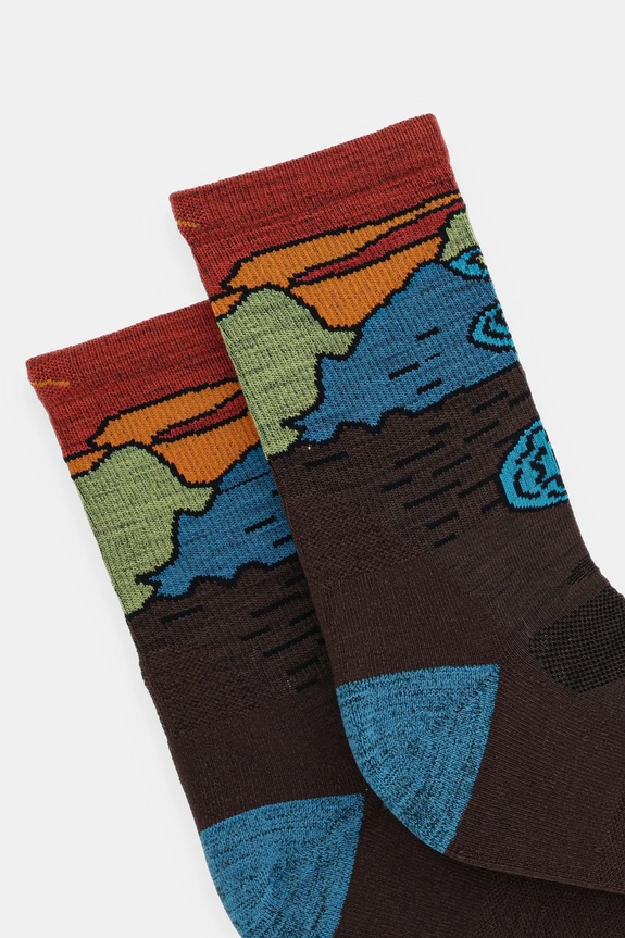 Μάλλινες κάλτσες Darn Tough 5020.M καφέ AW25