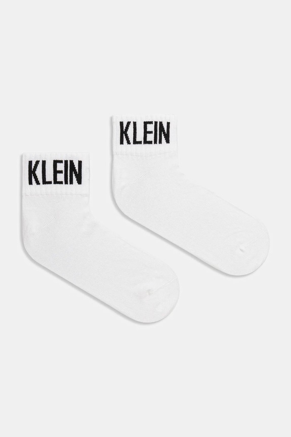 Calvin Klein Jeans calzini pacco da 2 melange bianco 701236560