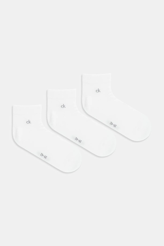 Calvin Klein skarpetki 3-pack skarpetki długie biały 701234209