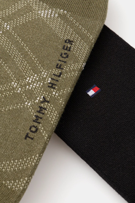 Tommy Hilfiger calzini pacco da 2 701236310 verde AW25