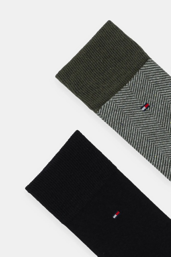 Κάλτσες Tommy Hilfiger 2-pack 701236313 πράσινο AW25