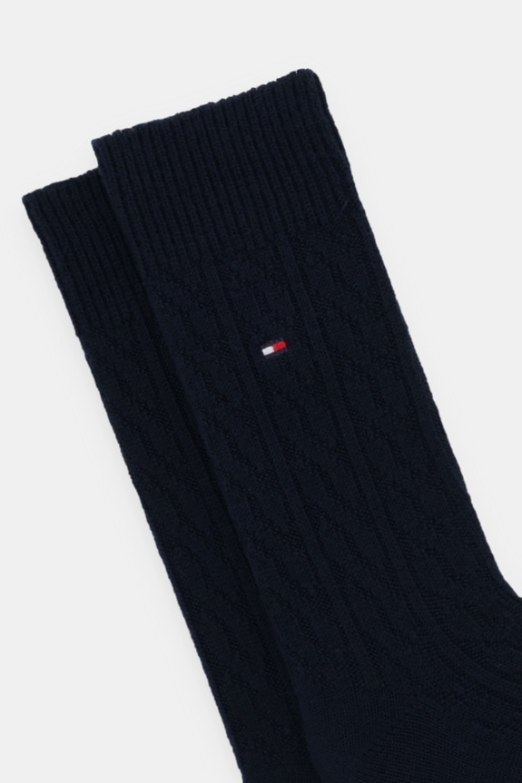 Tommy Hilfiger skarpetki z dodatkiem wełny 701236316 granatowy AW25