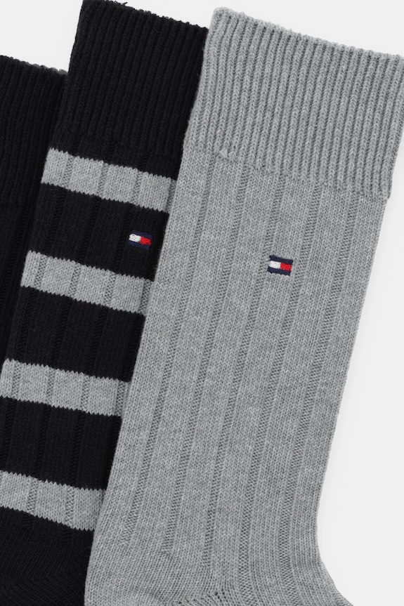 Tommy Hilfiger calzini pacco da 3 701235377 nero AW25