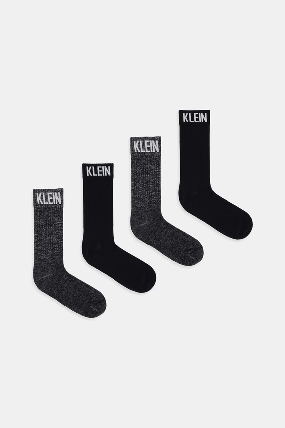 Calvin Klein Jeans skarpetki 4-pack melanż szary 701238240