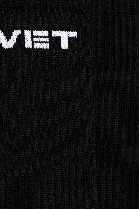 VETEMENTS socks Vet UH76SO250B black AW25