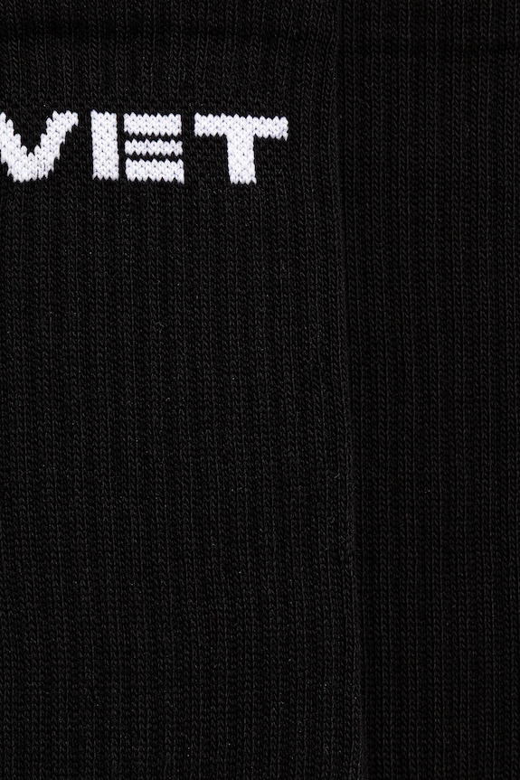 VETEMENTS socks Vet UH76SO250B black AW25