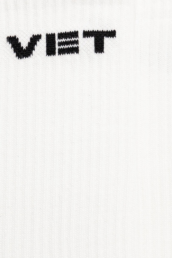 VETEMENTS socks Vet UH76SO250W white AW25