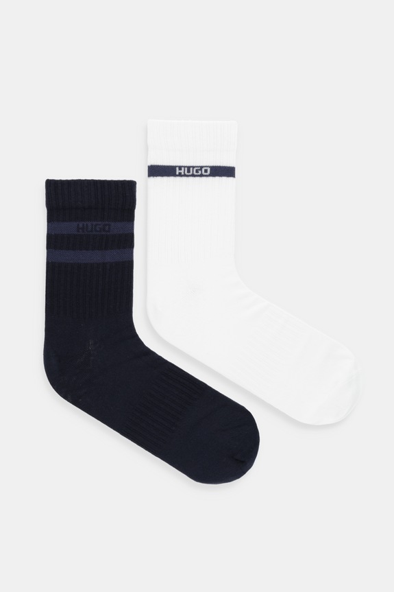 HUGO zokni 2 pár melanzs fehér 50546649