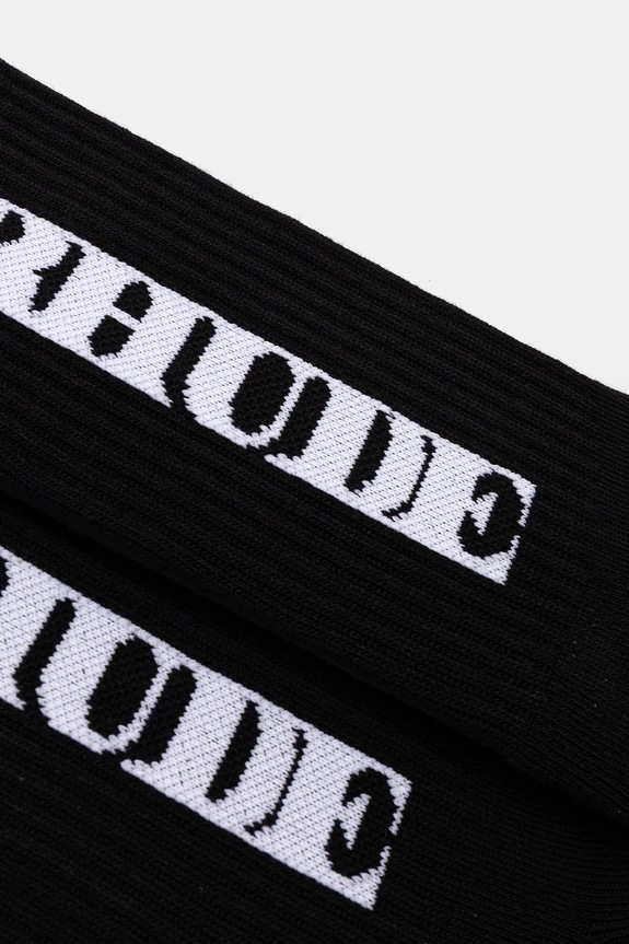 RHUDE skarpetki Dinero RHFW25SO01750 czarny AW25