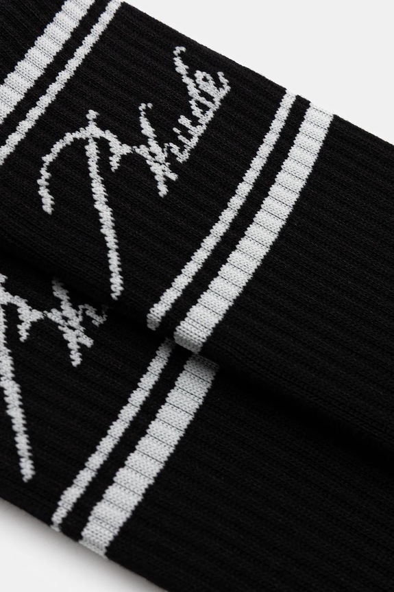 RHUDE skarpetki Script logo RHFW25SO02750 czarny AW25