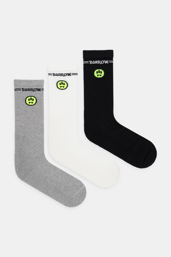 Čarape Barrow 3-pack visoke čarape crna F5BWUAPK130