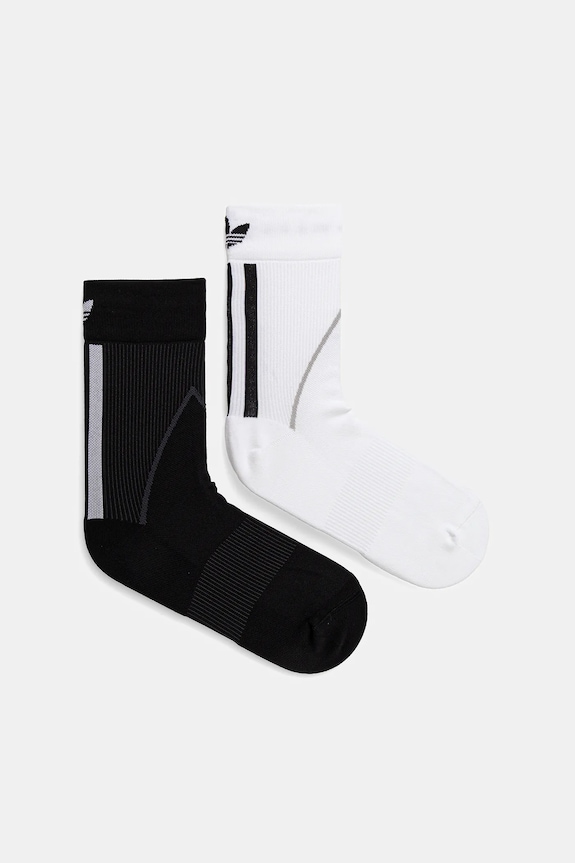 adidas Originals calzini Tecky Crew S pacco da 2 calzini bianco JX5215