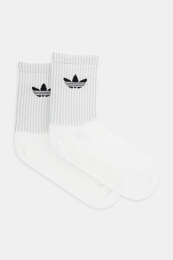 Κάλτσες adidas Originals Refl Crew S 2-pack ψηλές κάλτσες λευκό JX5223