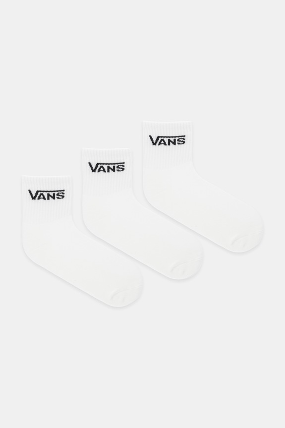 Ponožky Vans 3-pak dlhé ponožky biela VN000QBWWHT1