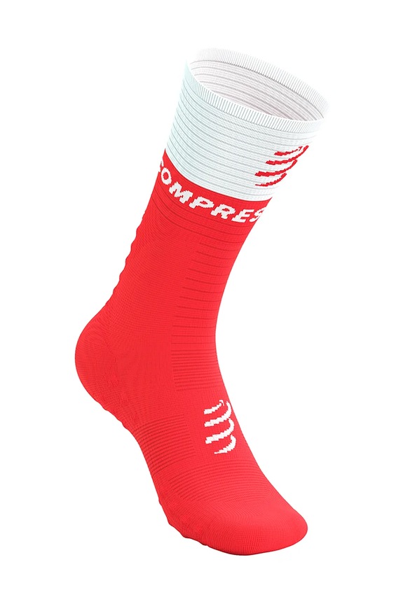 Κάλτσες Compressport Mid Compression v2.0 SQTU354 κόκκινο SS26