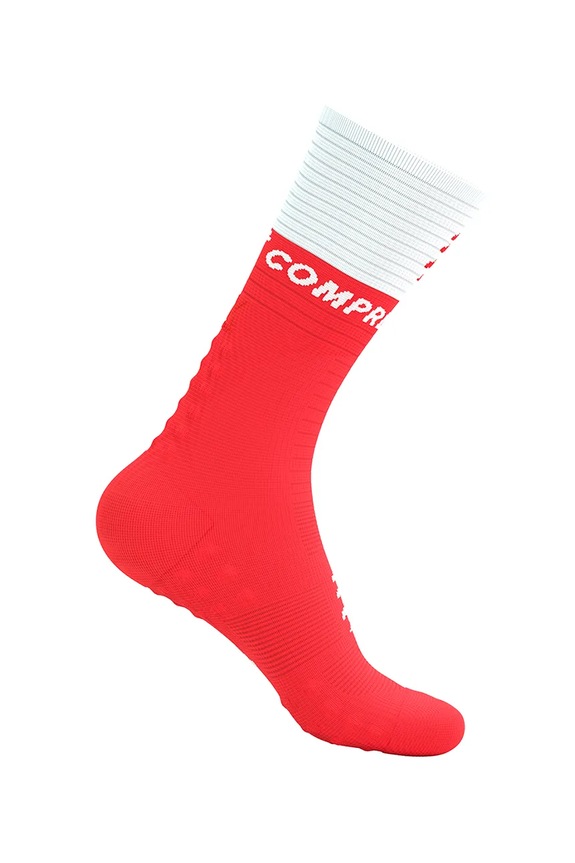 Ρούχα Κάλτσες Compressport Mid Compression v2.0 SQTU354 κόκκινο
