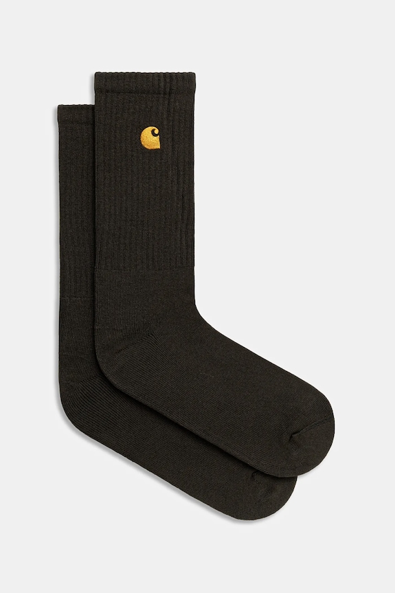 Carhartt WIP șosete Chase Socks sosete lungi verde I029421.3CBXX