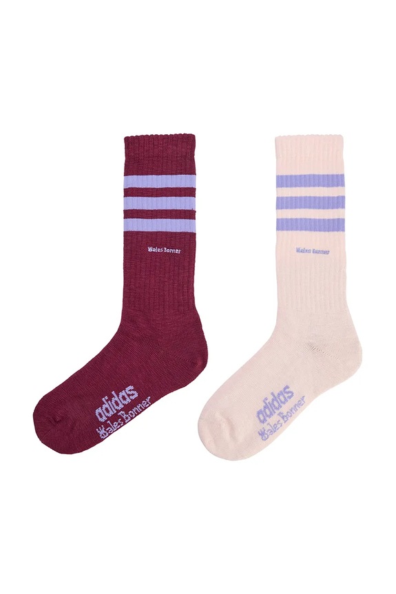 Чорапи adidas Originals Wb 3S Sock (2 чифта) чорапи бордо KD7727