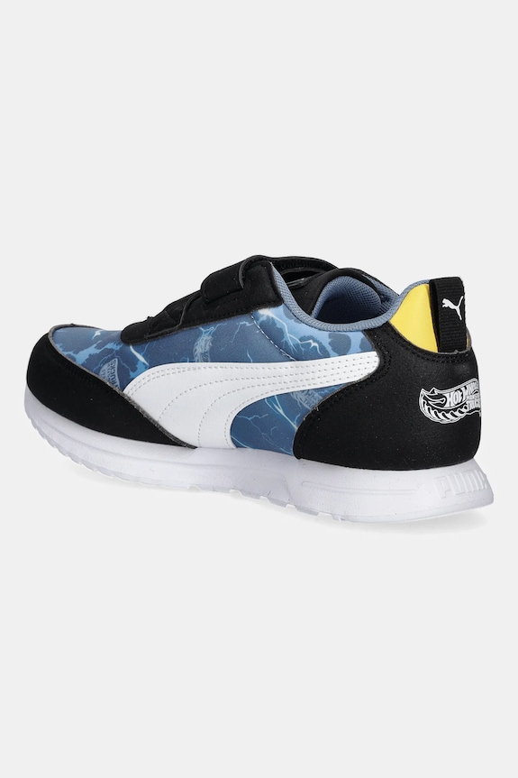 Băieți Puma sneakers pentru copii Puma R78 Lightwind Hot Wheels 2 V PS 403410 negru