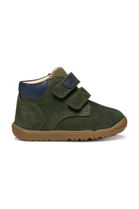 Geox gyerek félcipő bőrből MACCHIA B164NC.03285.18.26 zöld AW25