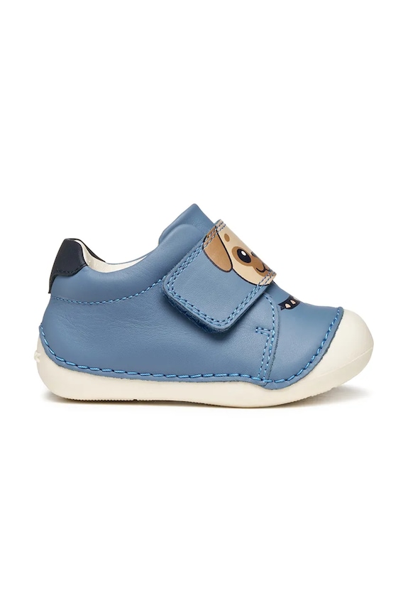 Geox baba bőr félcipő TUTIM B3539C.00085.18.23 kék SS26