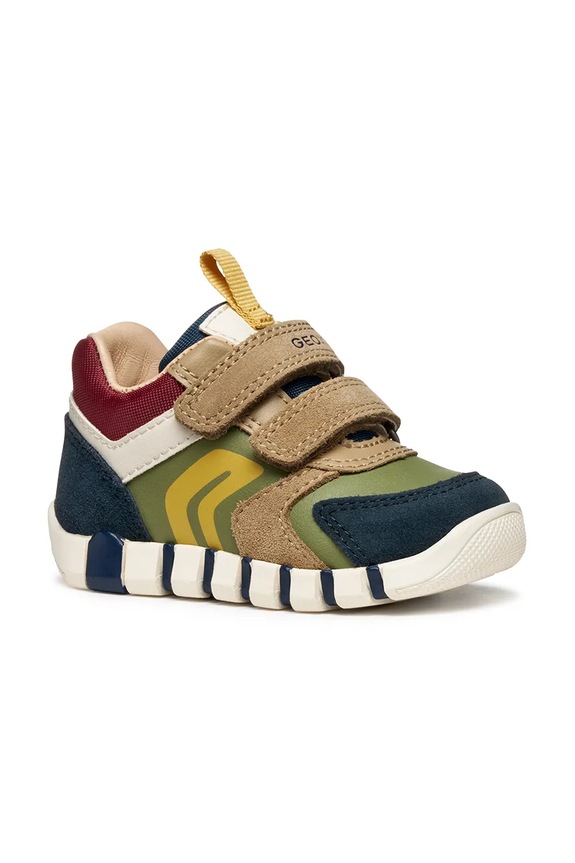 Geox sneakersy dziecięce IUPIDOO skóra zamszowa multicolor B3555D.05422.18.26
