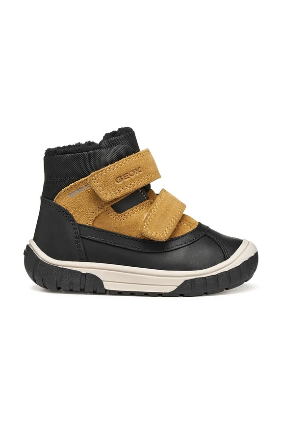 Geox buty zimowe skórzane dziecięce OMAR B462DC.04322.20.23 czarny AW25