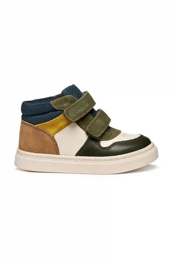 Дитячі шкіряні кросівки Geox NASHIK B465NA.08522.20.23 бежевий AW25
