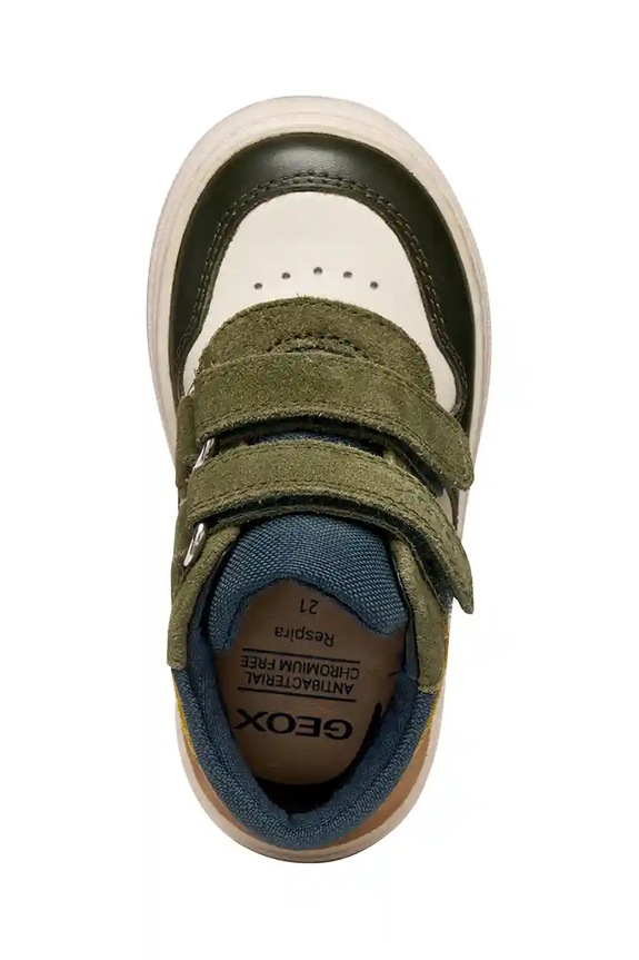 Дитячі шкіряні кросівки Geox NASHIK B465NA.08522.20.23 бежевий