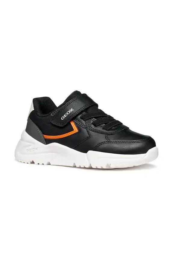 Geox sneakersy dziecięce LOFTUS imitacja skóry licowej czarny J56MQC.05411.28.35
