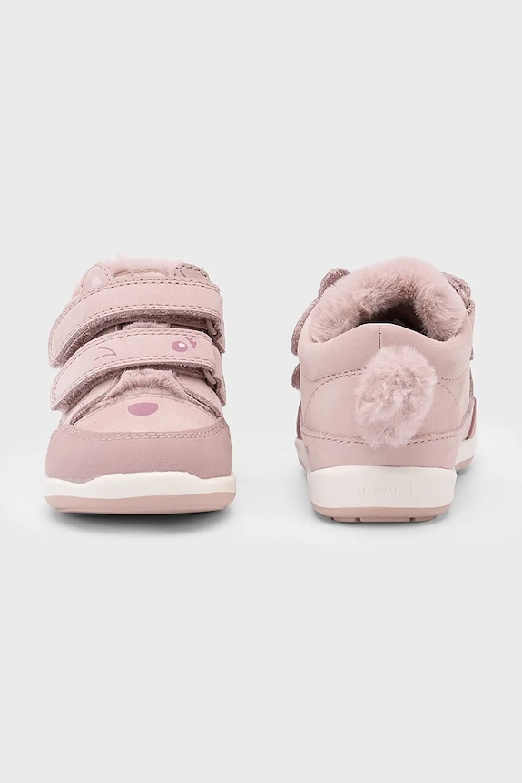 Детские кожаные полуботинки Mayoral 42589.59B.Baby.9BYA розовый AW25